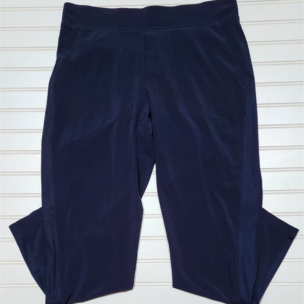 Athleta Brooklyn Mid Rise Ankle Pants Size 8 Navy